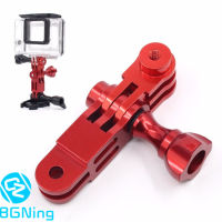 CNC อลูมิเนียม 3-Way Pivot Arm Mount Adapter สำหรับ GOPRO Hero10 9 8 7 6 1 2 3 + 4 5 เซสชัน/Yi/SJcam/EKEN/Sony Action กล้อง-glsunjugdd