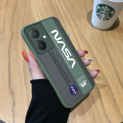 เคส GGK สำหรับ Vivo Y27 Creative Creative America Space AIR NASA LOGO มีน้ำค้างแข็งโปร่งใสเคสใส่โทรศัพท์คลุมทั้งหมดเคสป้องกันกล้อง