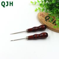 2Pcs 13.3CM Sewing Punch Hole Hook awl amp; leather cone DIY Handmade Leather Tool Cone Needle Repair Shoes leather craft