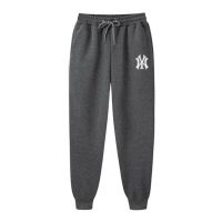 New Casual Pants Men Autumn And Winter Fleece Jogging Sports Pants Fashion Brand Printed Drawstring Mens Clothing Pencil Pants