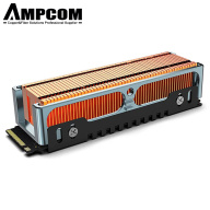 Tản Nhiệt Hiệu Suất Cao AMPCOM M.2 2280 SSD, Vây Đồng Với Khung Nhôm Tản Nhiệt Thụ Động-50 Cái Vây Lạnh-401 W Mk thumbnail