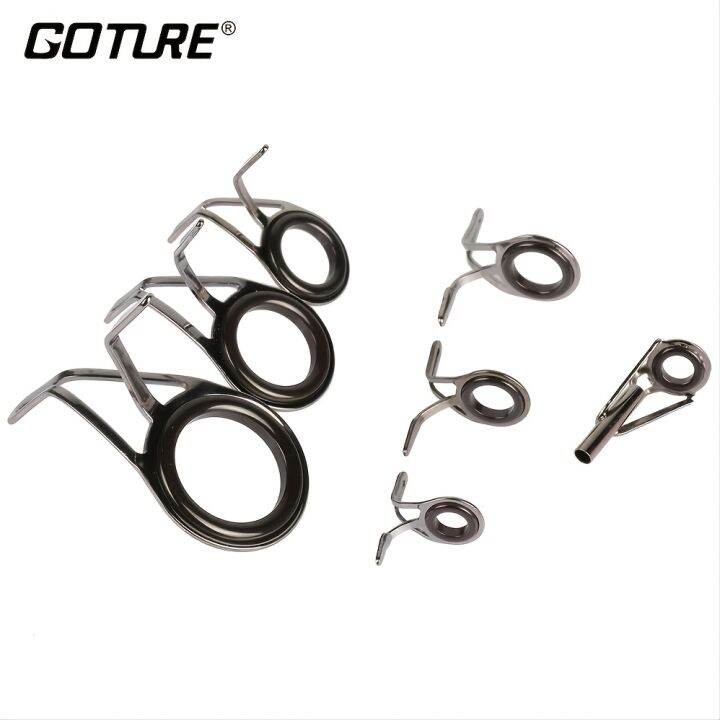 Anglerbasics Fishing Rod Guide Set Tip Repair Kit DIY Build Rod Parts Fishing Lazada