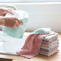 1pc Super Absorbent Microfiber Kitchen Dish Cloth High efficiency Tableware Household Cleaning Towel Kitchen Tools Gadgets