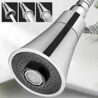 Universal Kitchen Water Faucet Adjustable Pressure 360 Degree Rotating Water Tap Head Water Saving Shower Faucet Nozzle Adapter