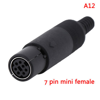 💖【Lowest price】MH Mini DIN PLUG SOCKET CONNECTOR 3/4/5/6/7/8 PIN CHASSIS CABLE MOUNT MALE FEMALE