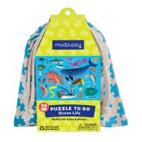 จิ๊กซอว์ถุงผ้าแบบพกพา ลาย Ocean Life puzzle to go