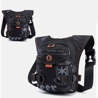 Waist Pack Hip Leg Bag for Men Motorcycle Waterproof Nylon Male Rider Messenger Shoulder Bum Drop Thigh Bags Belt Fanny Pack