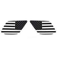 Car Rear Side Window American Flag Sticker Decoration for Toyota 4Runner 2010-2020