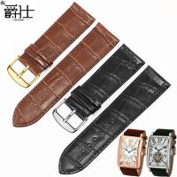 【Hot Sale】 Substitute Franck leather watch with male butterfly buckle bracelet 26 30mm