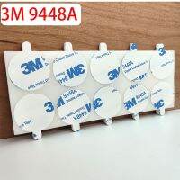 100กลม/สี่เหลี่ยม3M 9448เครื่องประดับแปะหน้ากาวสองหน้าที่มีด้ามจับถอดหูสำหรับแสตมป์ซีลขี้ผึ้ง15มม. 20มม. 24.5มม.
