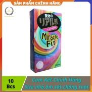 Bao cao su siêu mỏng ôm sát chống tuột size nhỏ 49mm Sagami Miracle Fit
