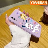 YIWESAN เคสสำหรับ Huawei P Smart 2019 Honor 10 Lite เคสลายการ์ตูน Cinnamoroll Pochacco บางสวยงามเคสโทรศัพท์ดีไซน์ใหม่ปกป้องขอบสี่เหลี่ยมเคสนิ่มเคสปลอกซิลิโคนกันกระแทก