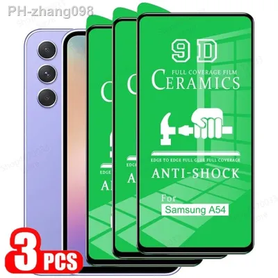 3Pcs Soft Ceramic Film Screen Protector For Samsung A54 A13 A23 A12 A34 A53 A71 A52 A31 A33 A50 A32 Anti-broken Not Glass Film