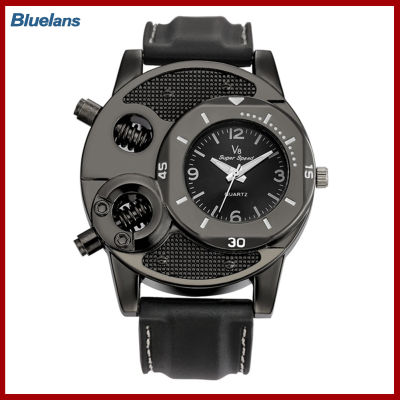 Bluelans®V8 Cool Men  SแถบซิลิโคนสลักเกลียวรอบDialกีฬานาฬิกาข้อมืออะนาล็อกควอตซ์นาฬิกา