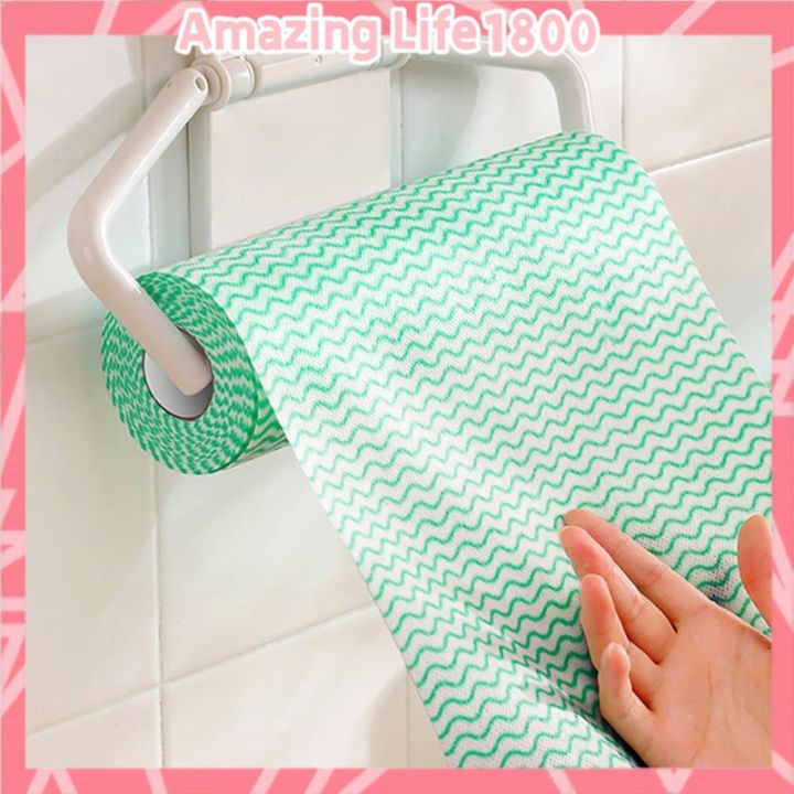 1 Roll Multipurpose Reusable Washable Disposable Kitchen Rag Roll