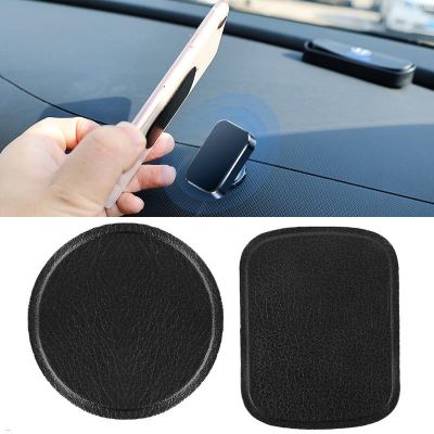 2Pcs Magnetic Disk for Car Phone Holder Magnet Metal Plate Leather Iron Sheets for Magnetic Air Vent Mount Car Holder Stand