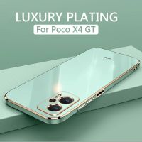 เคสมือถือชุบโลหะมันวาวหรูหราสำหรับ Xiaomi Poco X4 GT PocoX4 GT 5G ฝาหลัง TPU นิ่ม