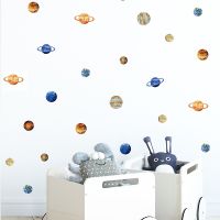 【HOT】 Fanxi foreign trade wall stickers size planets childrens room kindergarten gift FX-B03 inkjet