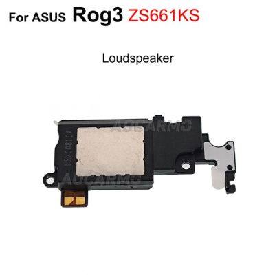 Aocarmo อะไหล่สำหรับ Asus Rog Phone 3หูหูฟังลำโพงด้านล่างเป็นลำโพงเสียงกริ่งเตือนสายเคเบิลงอได้ Zs661ks