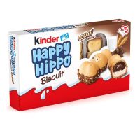 Kinder Happy Hippo Cocoa Cream คินเดอร์ฮิปโป ขนมเวเฟอร์สอดไส้ครีมช็อคโกแลต