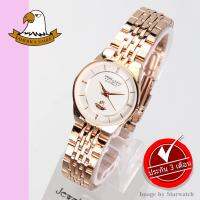 AMERICA EAGLE นาฬิกาข้อมือผู้หญิง สายสแตนเลส รุ่น AE052L - Pinkgold / White