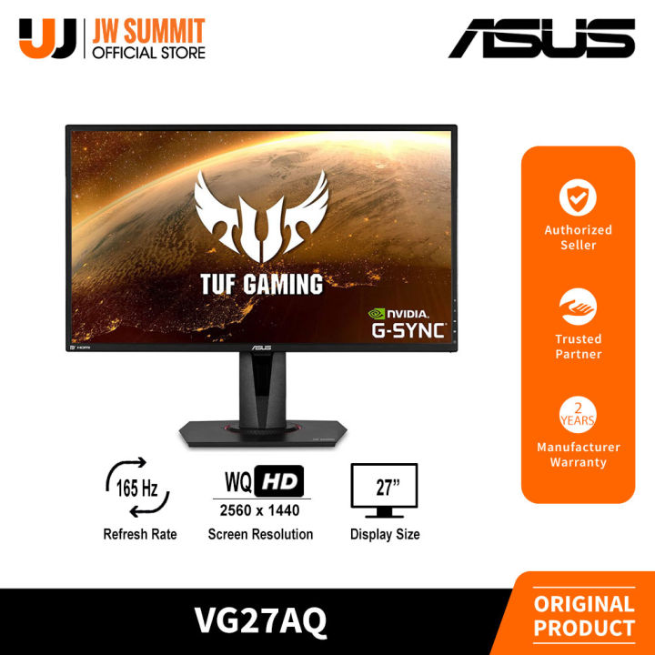 Asus TUF Gaming VG27AQ HDR, 27” WQHD, (2560x1440), IPS, 165Hz