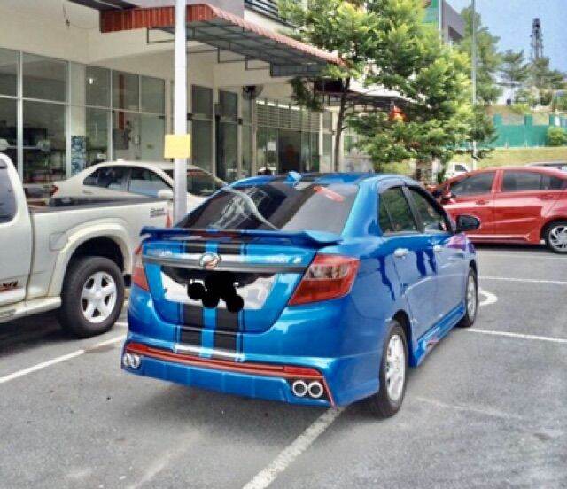 Perodua bezza 2016 2017 2018 strom plus bodykit body kit front side ...