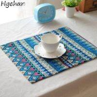 Print Table Napkin Design Home New Vintage Placemats Chic Southeast Asia Style Heat-insulation Restaurant Decoration Ins Retro