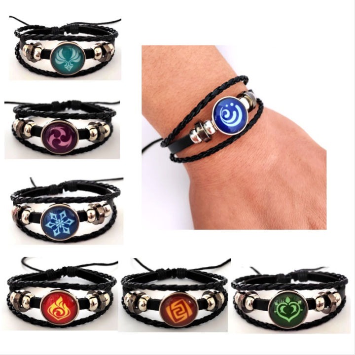 Genshin Impact Luminous Bracelet Eye of God Elemental Power Bracelet ...