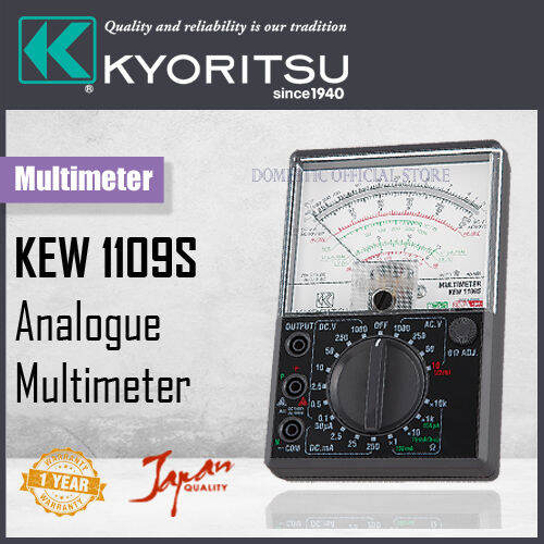 Kyoritsu 1109S Analogue Multimeter Lazada