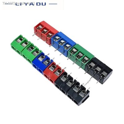 ✷♛△ 100PCS KF301-2P 3p Splicing screw type PCB spacing 5.0 connector terminals terminal KF301 Red blue green black