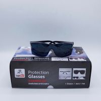 แว่นตากันสะเก็ด เเว่นตากันลม เเว่นตานิรภัย เเว่นตาช่างเชื่อม  Eagle One Safety Glasses รุ่น G3000 สีใส สีดำอ่อน สีดำเข้ม