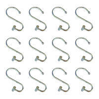12pcs T Shaped Slide Smoothly Easy Install Bathroom Accessories Anti Fall Silver Heavy Duty Lightweight Iron Store Practical Rust Resistant