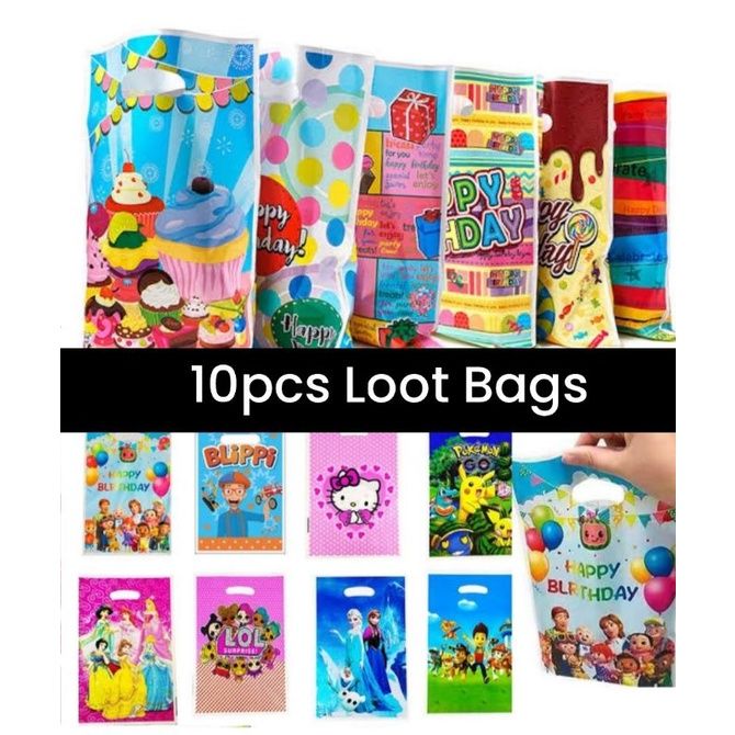 DIY PAPER BAGS || PAPER LOOT BAGS FOR BIRTHDAY PARTY - YouTube