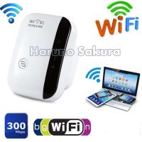 ดูดสัญญาณ WiFi ง่ายๆ แค่เสียบปลั๊ก Best Wireless-N Router 300Mbps Universal WiFi Range Extender Repeater High Speed (White)