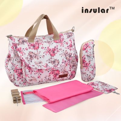 Insular Baby Diaper Bag Fashion Nappy Stroller Bag Designer Organizer Pouch Cut Maternity Mommy Bag New Mother Tote Nursing Bags