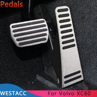 รถเหยียบ Fit สำหรับ Volvo XC60 XC 60 2017-2021สแตนเลสแก๊ส Accelerator Footke Rest Pedal อุปกรณ์ตกแต่งภายใน