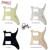 Xinyue Bagian Gitar-Un10 Lubang Sekrup Mibanez RGX20 Pickguard Gitar Humbucker HH Pickup Pelat Awal, Bany Warna