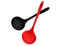 Long Handle Silicone Colander Oil Strainer Mesh Oil Skimmer Silicone Fence Non-Stick Cooking Strainer Colander Kitchen Tools Colanders Food Strainers