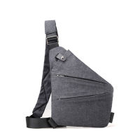 DIENQI Anti-theft Chest Bag Male Thin Chest Pack Holster Men Bag Sling Personal Pocket Pauch Purse Man Cross Body Strap Hand Bag