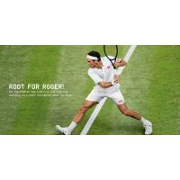 (พร้อมส่ง) เสื้อโปโล ลายเทนนิส Federer RF 21 Wimbledon Uniqlo Uniqlo