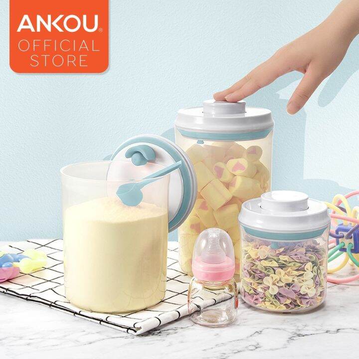 2022 Air Tight Baby Milk Powder Container Circle / Bekas Susu Tepung ...