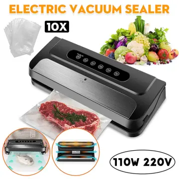 220V/110V Vacuum Sealer Packaging Machine with Free 10pcs Vacuum