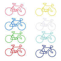 Bicycle Shape Paper Clip Stationery bike Clip Metal Kawaii Stationery Kawaii Accessories Paperclips Metal