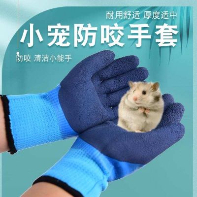 High-end Original Anti-Bite Gloves Hamster Supplies Children Small Pet Bath Anti-Scratch Laboratory Parrot Anti-Bite Animal Cat Bite