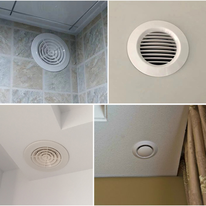 75200mm ABS Ventilation Grill Adjustable Wall Hole Plug Range Hood