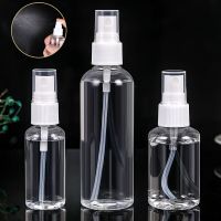 10/50/100ml Travel Refillable Bottles Dispenser Portable Transparent Plastics Spray Bottle PET Cosmetics Water Alcohol Container Travel Size Bottles C