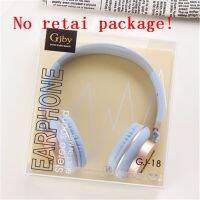 ด้วยไมโครโฟน Headphone Anak Perempuan แบบใส่ในหูสำหรับโทรศัพท์ไมโครโฟนสุดหรูแบบพกพา MP3มีสายหูฟังและชุดหูฟัง Headset Bando