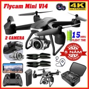 Máy bay flycam V14 Pro 2022 giá rẻ, Drone mini camera kép 4k