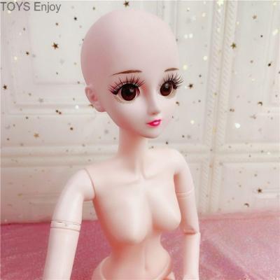 ของเล่นเพลิดเพลินไปกับคอนแทคเลนส์สี3D 60ซม.,ขนตา,ร่างกายเปลือย,ตุ๊กตา Ye Luoli,ของเล่นแต่งตัว,วิกผมตุ๊กตาบาร์บี้ขนาดใหญ่